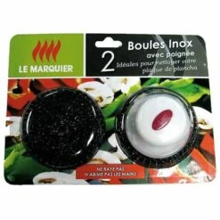 LE MARQUIER - Boules De Laine Inox Poignée Lot De 2