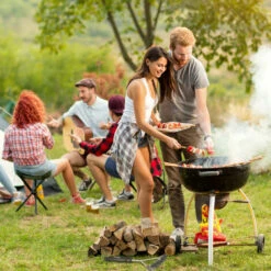 Relaxdays Brosse Pour Barbecue Nettoyage Grill Brosse Pour Grille Inox 30 Cm, Noir -Accessoires de barbecue Soldes 10367942 3