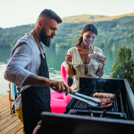 Relaxdays Pince De Cuisine En Inox Pince à Barbecue En Acier Inoxydable Grillade Saucisse Salade 38 Cm, Argent 4 Relaxdays Pince De Cuisine En Inox Pince à Barbecue En Acier Inoxydable Grillade Saucisse Salade 38 Cm, Argent – Image 4