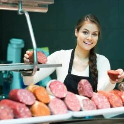 COSTWAY Poussoir à Saucisses Viande 4.8L Machine à Saucisse Remplissage De Saucisse En Acier Inoxydable Avec 4 X Tubes -Accessoires de barbecue Soldes 11725640 4