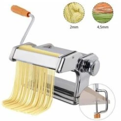 COSTWAY Machine à Pâtes Manuelle Pour Faire Des Pâtes, Spaghettis, Tagliatelles, Lasagnes 20, 5 X 20, 5 X 14 Cm -Accessoires de barbecue Soldes 11725644 3