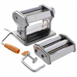 COSTWAY Machine à Pâtes Manuelle Pour Faire Des Pâtes, Spaghettis, Tagliatelles, Lasagnes 20, 5 X 20, 5 X 14 Cm -Accessoires de barbecue Soldes 11725644 4