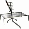 OUTILS ET NATURE Grille Et Support Luxy Pour Cheminée Ou Barbecue Grand Modèle