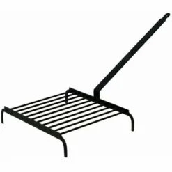 OUTILS ET NATURE Grille 10 Barres Longue Queue Pour Cheminée Ou Barbecue