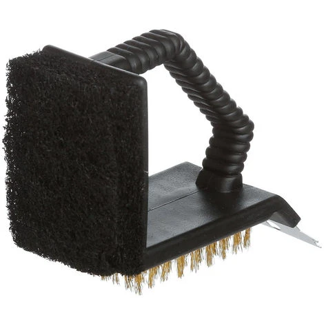 Secret De Gourmet - Brosse De Nettoyage Pour Grille De Barbecue - Noir 2 Secret De Gourmet - Brosse De Nettoyage Pour Grille De Barbecue - Noir â Image 2