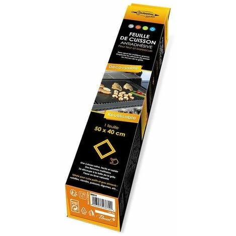 DURANDAL Tapis Cuisson Barbecue | Tapis Cuisson Pour Barbecue Et Four | Tapis De Barbecue Pour Tous Les Aliments - Noir 2 DURANDAL Tapis Cuisson Barbecue | Tapis Cuisson Pour Barbecue Et Four | Tapis De Barbecue Pour Tous Les Aliments - Noir â Image 2