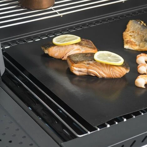 DURANDAL Tapis Cuisson Barbecue | Tapis Cuisson Pour Barbecue Et Four | Tapis De Barbecue Pour Tous Les Aliments - Noir 4 DURANDAL Tapis Cuisson Barbecue | Tapis Cuisson Pour Barbecue Et Four | Tapis De Barbecue Pour Tous Les Aliments - Noir â Image 4