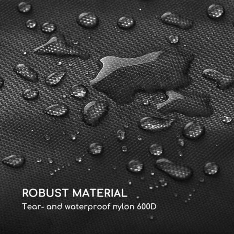 Blumfeldt Pentos Protection Contre Les Intempéries Nylon 600D étanche Noire 3 Blumfeldt Pentos Protection Contre Les Intempéries Nylon 600D étanche Noire – Image 3