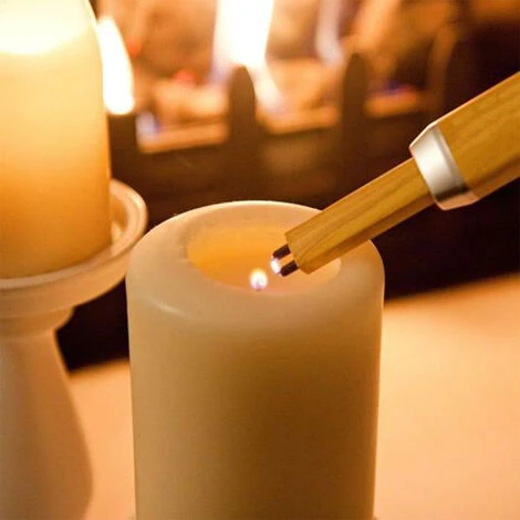 FISHTEC SOLDELA® Briquet Rechargeable USB - Arc Impulsion Eléctrique - Motif Bois 2 FISHTEC SOLDELA® Briquet Rechargeable USB - Arc Impulsion Eléctrique - Motif Bois – Image 2