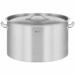 ROYAL CATERING Casserole Induction Fond Rapporté Sandwich Triple 31 L Inox Aluminium - Argent