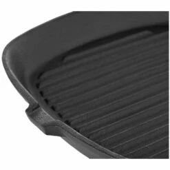 ROYAL CATERING Poêle À Frire Carrée En Fonte À Grill Nervuré Manche Bois Bord 1 8 Cm 25X25 Cm - Noir 7 ROYAL CATERING Poêle À Frire Carrée En Fonte À Grill Nervuré Manche Bois Bord 1 8 Cm 25X25 Cm - Noir -Accessoires de barbecue Soldes 13815297 3