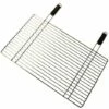 OUTILS ET NATURE Grille Pour Barbecue En Acier Chromé 40 X 68 Cm