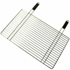 OUTILS ET NATURE Grille Pour Barbecue En Acier Chromé 40 X 68 Cm
