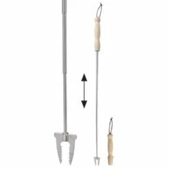 OUTILS ET NATURE Fourchette Barbecue Téléscopique