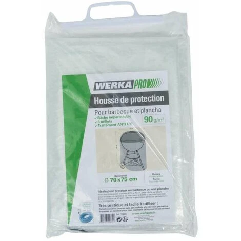 Housse Pour Barbecue Et Plancha Ø70x75cm Werkapro 2 Housse Pour Barbecue Et Plancha Ø70x75cm Werkapro – Image 2