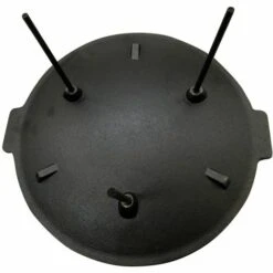 MUCOLA 45CM Ø Grille En Fonte Ronde Fixation De La Grille Plaque Grillagée -Accessoires de barbecue Soldes 16436179 3