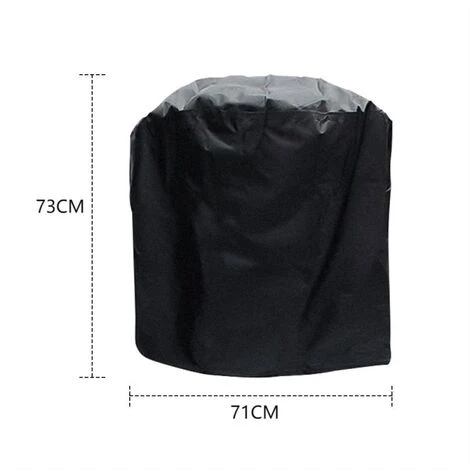 ASUPERMALL Housse De Barbecue En Tissu Oxford 210D Noir Recouvert D'Argent, Imperméable, Résistante, Indéchirable Et Anti-Poussière, Adaptée Pour BBQ, Gril à Gaz, Gril Électrique Au Charbon, XXS, 71*73cm 5 ASUPERMALL Housse De Barbecue En Tissu Oxford 210D Noir Recouvert D'Argent, Imperméable, Résistante, Indéchirable Et Anti-Poussière, Adaptée Pour BBQ, Gril à Gaz, Gril Électrique Au Charbon, XXS, 71*73cm – Image 5