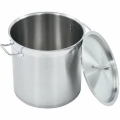 VidaXL Marmite 25 L 32x32 Cm Acier Inoxydable - Argent -Accessoires de barbecue Soldes 17377924 3