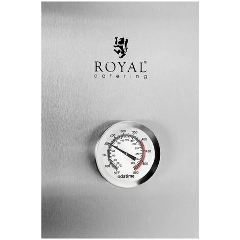 ROYAL CATERING Fumoir Four Fumage Viande Poisson 4 Grilles 70 Litres 110 Degres 1000 W Inox - Argent 5 ROYAL CATERING Fumoir Four Fumage Viande Poisson 4 Grilles 70 Litres 110 Degres 1000 W Inox - Argent – Image 5