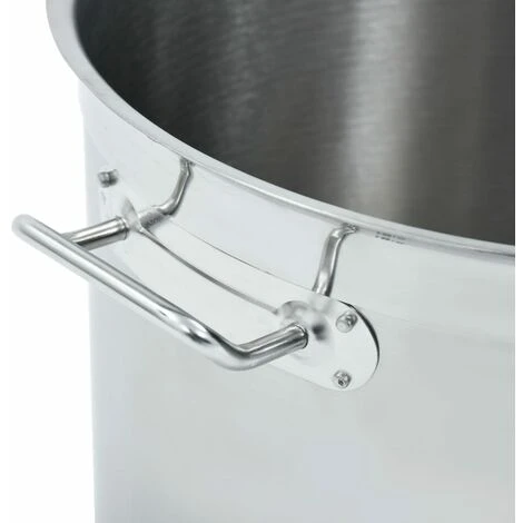 VidaXL Marmite 33 L 35x35 Cm Acier Inoxydable - Argent 5 VidaXL Marmite 33 L 35x35 Cm Acier Inoxydable - Argent – Image 5