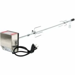 BBQ-Toro Set De Brochettes Pour Grill | 120 Cm | Incl. Moteur En Acier Inoxydable, 220V - 240V