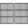 BBQ-TORO Set De 2 Grilles En Fonte | 41,5 X 27 Cm | | Pour Black Oak, Tepro Toronto