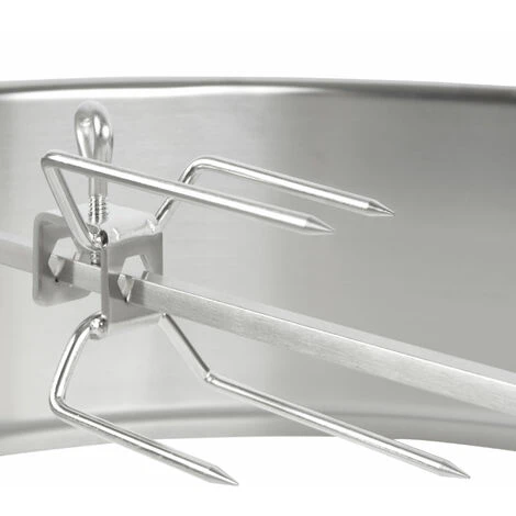 BBQ-Toro Set De Broche à Barbecue En Acier Inoxydable | Pour Barbecue à Boules De 57 Cm | Avec Moteur 4 BBQ-Toro Set De Broche à Barbecue En Acier Inoxydable | Pour Barbecue à Boules De 57 Cm | Avec Moteur – Image 4