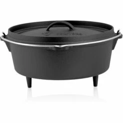 BBQ-Toro Dutch Oven Kit Dans Une Boîte En Bois | 6 Pièces | Ensemble De Cuisson En Fonte -Accessoires de barbecue Soldes 18087044 4