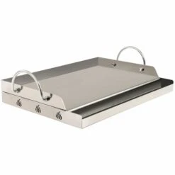 BBQ-Toro Plaque De Grill Universelle En Acier Inoxydable | 51 X 32 Cm | Plancha De BBQ