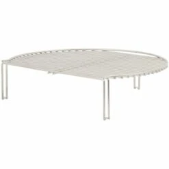 BBQ-Toro Grille Chauffante Ronde En Acier Inoxydable | 40 X 33 X 10 Cm | Convient Aux Grilles De Marmite Et Kamado De Ø 57 Cm | Grille De Gril Pour Le 2e Niveau | Grille Chauffante Universelle