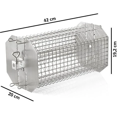 BBQ-Toro Panier De Cuisson Pour Tournebroche | Universel | Acier Inoxydable 3 BBQ-Toro Panier De Cuisson Pour Tournebroche | Universel | Acier Inoxydable – Image 3