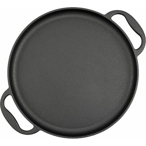 BBQ-Toro Poêle De Service | Ø 35 Cm - Rond | Plaque à Griller En Fonte, Plaque 1 BBQ-Toro Poêle De Service | Ø 35 Cm - Rond | Plaque à Griller En Fonte, Plaque