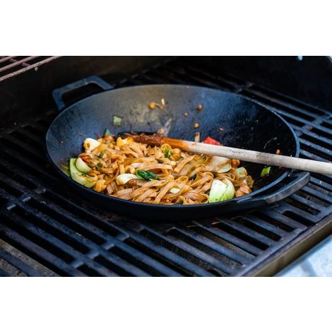 BBQ-Toro Wok En Fonte | Ø 35,5 Cm | Poêle à Frire + Gril 2 BBQ-Toro Wok En Fonte | Ø 35,5 Cm | Poêle à Frire + Gril – Image 2