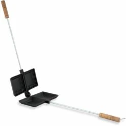 BBQ-Toro Gaufrier | Fer à Sandwich | Moule Double En Fonte, Noir 9 BBQ-Toro Gaufrier | Fer à Sandwich | Moule Double En Fonte, Noir -Accessoires de barbecue Soldes 18087581 5