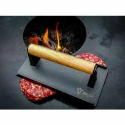 BBQ-Toro Presse à Hamburger En Fonte 1 Kg | 21 X 11 Cm | Poids De Viande Pour Burgers Avec Poignée En Bois 7 BBQ-Toro Presse à Hamburger En Fonte 1 Kg | 21 X 11 Cm | Poids De Viande Pour Burgers Avec Poignée En Bois -Accessoires de barbecue Soldes 18087809 3