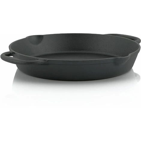 BBQ-Toro Poêle à Griller En Fonte | Ø 30 Cm | Plat De Service Avec Bec Verseur 4 BBQ-Toro Poêle à Griller En Fonte | Ø 30 Cm | Plat De Service Avec Bec Verseur – Image 4