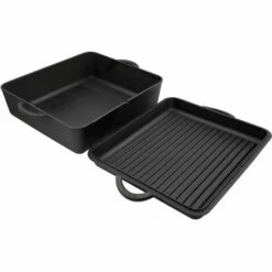 BBQ-Toro Dutch Oven Pan | 10,8 Litres | Marmite En Fonte -Accessoires de barbecue Soldes 18277871 4