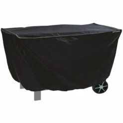 Housse Pour Barbecue/plancha - Rectangulaire - Déperlante Et Imperméable - Dimensions: L.160xl.65xH.85cm (Grande) - Cook'in Garden - Noir