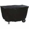 Housse Pour Barbecue/plancha - Rectangulaire - Déperlante Et Imperméable - Dimensions: L.125xl.60xH.80cm (moyenne) - Cook'in Garden - Noir