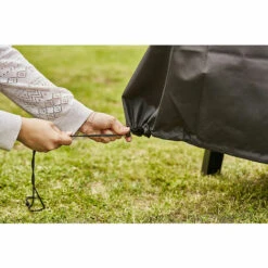 Housse Pour Barbecue/plancha - Rectangulaire - Déperlante Et Imperméable - Dimensions: L.125xl.60xH.80cm (moyenne) - Cook'in Garden - Noir -Accessoires de barbecue Soldes 18442977 4