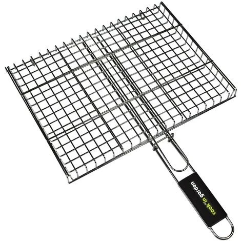 Grille De Barbecue - Rectangulaire - 40x30 Cm - Cook'in Garden 1 Grille De Barbecue - Rectangulaire - 40x30 Cm - Cook'in Garden
