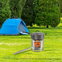 ASUPERMALL Tube De Soufflage De Feu, Outil De Feu De Camp Pliable D'Exterieur -Accessoires de barbecue Soldes 18557873 3