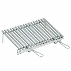 Griglia Con Recupero Grassi Ompagrill Acciaio Inox -35x40 Cm - -