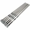 BBQMASTER® Brochettes à BBQ En Inox (Lot De 6) Gris - Gris