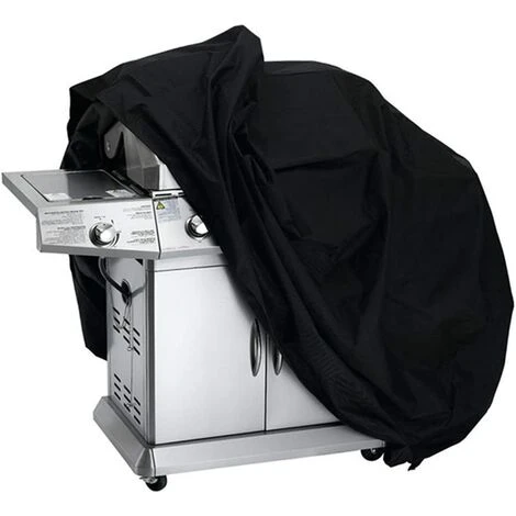 LANGRAY Housse Barbecue, Bache Barbecue, Couverture Imperméable De Barbecue, Couvercle De Gril, Bache De Protection BBQ Anti-UV/Anti-l'eau/Anti-l'humidité - 190x71x117cm - Noir 3 LANGRAY Housse Barbecue, Bache Barbecue, Couverture Imperméable De Barbecue, Couvercle De Gril, Bache De Protection BBQ Anti-UV/Anti-l'eau/Anti-l'humidité - 190x71x117cm - Noir â Image 3