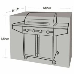 Housse De Protection Pour Barbecue Et Plancha Werkapro 180 X 80 X 120 Cm