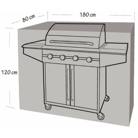 Housse De Protection Pour Barbecue Et Plancha Werkapro 180 X 80 X 120 Cm 1 Housse De Protection Pour Barbecue Et Plancha Werkapro 180 X 80 X 120 Cm