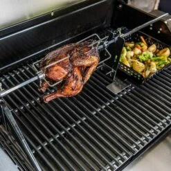 Tournebroche Universel Avec Moteur CHAR-BROIL Pour Barbecue à Gaz 9 Tournebroche Universel Avec Moteur CHAR-BROIL Pour Barbecue à Gaz -Accessoires de barbecue Soldes 24690421 5