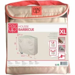 OVIALA Housse Barbecue Rectangulaire 150 X 60 X 90 Cm Taupe Cov'Up - Taupe