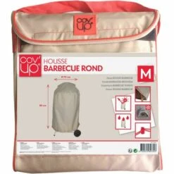 Housse Barbecue Rond Ø70 X 80 Cm Taupe Cov'Up - Taupe